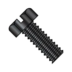 Steel Black Oxide Slotted Hex Head Machine Screws