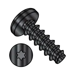 18-8 Stainless Steel w/Black Oxide Six-Lobe Pan Plastite®-Alternative, Inch Sizes Thread Rolling Screws