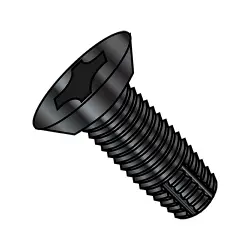 Steel Black Oxide Phillips 82° Flat UCut Type-F Thread Cutting Screws