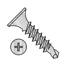 Fine, Stl Silver Ruspert--1000 Hr Salt-Spray Rated Drill Point Screws