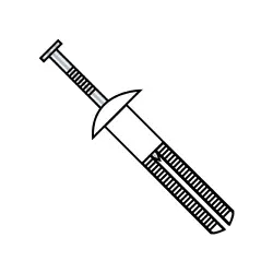 Mushroom Head Nail In Anchors Nylon