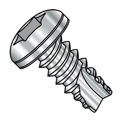 Pan Six-Lobe, 18-8 Type-25 Stainless Steel Thread-Cutting Screws