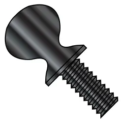 Steel Black Oxide With Shoulder, Type-A Thumb Screws