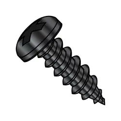 Steel Black Oxide Phillips Pan Type-AB Self-Tapping Screws & Sheet Metal Screws