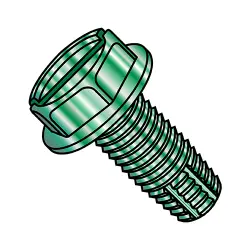 Steel Zinc Green Slotted Hex Washer Type-F Thread Cutting Screws