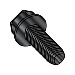 Steel Black Oxide Unslotted Hex Washer Taptite®-Alternative, Inch Sizes Thread Rolling Screws