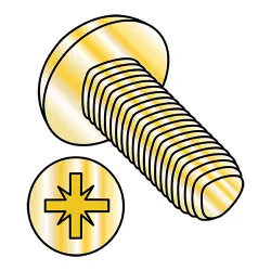 Steel Zinc Yellow RoHS DIN 7500-C Pan Type-Z Recess Screws