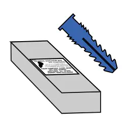 Ribbed Plastic Anchors