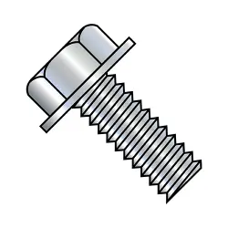 Steel Zinc Unslotted Hex Washer Head Machine Screws