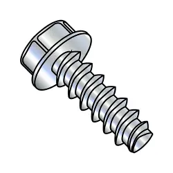 Unslotted, Steel Zinc Hex Washer Plastite®-Alternative, Inch Sizes Thread Rolling Screws