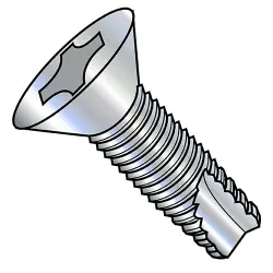 Phillips, Steel Zinc 82° Flat Type-23 Thread Cutting Screws