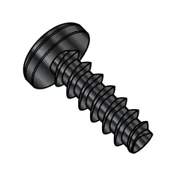 Steel Zinc Black Phillips Pan Plastite®-Alternative, Inch Sizes Thread Rolling Screws