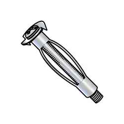 Short Hollow Wall Anchors Zinc