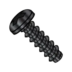 Steel Black Oxide Phillips Pan Type-B Self-Tapping Screws & Sheet Metal Screws