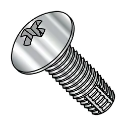 Truss Phillips, 18-8 Type-F Stainless Steel Thread-Cutting Screws