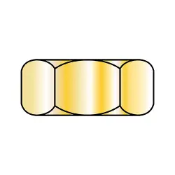 Zinc Yellow Grade 2 Nuts