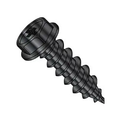Steel Black Oxide PhillipsHex Washer Type-AB Self-Tapping Screws & Sheet Metal Screws