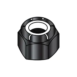 Nylon Insert DIN 985 Steel Black Oxide Metric Lock Nuts