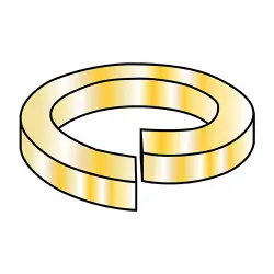 MS51848 High Collar Split Lock Washers, Steel Zinc-II