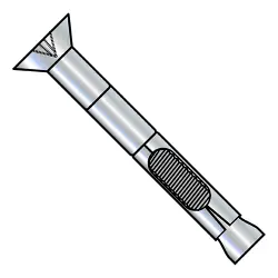 Flat Phillips Steel Zinc Sleeve Anchors