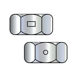 Steel Zinc Reversible Hex Lock Nuts 2-Way