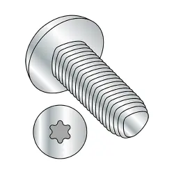 Steel Zinc DIN 7500CE Pan Six-Lobe Screws