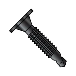 Steel Zinc Black w/ Machine Screws Thread Wafer Phillips  - TEK® Self-Drilling Screws