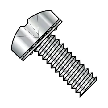 10-32X1/4  Phillips Pan Internal Sems Machine Screw Fully Threaded 18-8 Stainless Steel