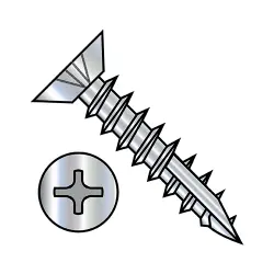 Flat Undercut with #17 point Deep Thread/Cabinet Screws