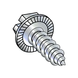 Hex Washer, Serrated Type-A Self-Tapping Screws & Sheet Metal Screws