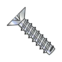 100° Flat, Phillips, Zinc Type-B Self-Tapping Screws & Sheet Metal Screws