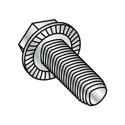 Unslotted, Steel Zinc Hex Washer, Serrated Taptite®-Alternative, Inch Sizes Thread Rolling Screws