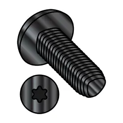 Steel Black Oxide Six-Lobe Pan Taptite®-Alternative, Inch Sizes Thread Rolling Screws