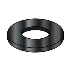 18-8 SS w/Black Ox DIN 125A Flat Metric Washers and Burrs