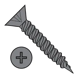 Twinfast Fine Thread Steel Plain Flat Phillips Hinge Screws