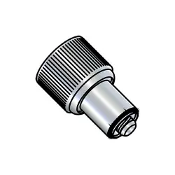 Natural Finish Flare-In Retractable Captive Panel Fasteners