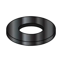 Black Zinc Machine Screw Flat Washers and Burrs