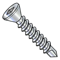 Square Recess, Steel Zinc Trim Head  - TEK® Self-Drilling Screws