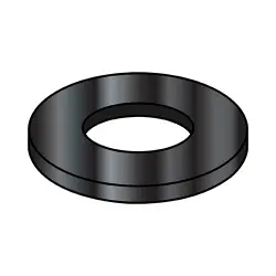 Black Oxide Machine Screw Flat Washers and Burrs