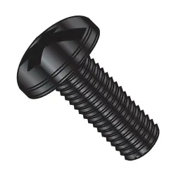 Steel Black Oxide Combination Pan Head Machine Screws