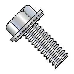 Int. Tooth, Steel Zinc Unslotted Hex Washer SEMS Screws
