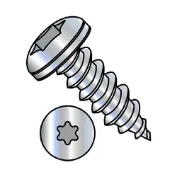 Steel Zinc Six-Lobe Pan Type-AB Self-Tapping Screws & Sheet Metal Screws