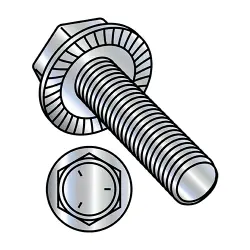 Screws with Hex Washer, Grade-5, Steel Zinc