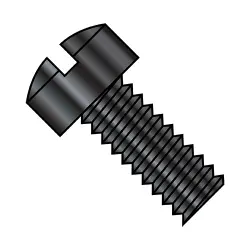 Steel Black Oxide Slotted Fillister Head Machine Screws
