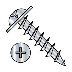 Round Washer Deep Thread/Cabinet Screws