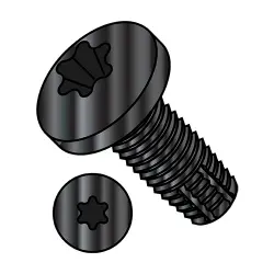 Steel Blk Phos & Oil Six-Lobe Pan Type-F Thread Cutting Screws