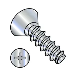 Phillips, Steel Zinc 82° Flat Ucut Plastite®-Alternative, Inch Sizes Thread Rolling Screws