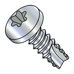 Steel Zinc Six-Lobe Pan Type-25 Thread Cutting Screws