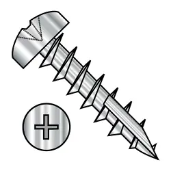 Phillips 18-8 SS, Full Thread Pan Deep Thread/Cabinet Screws