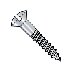 Slotted, Steel Zinc Oval Standard Wood Screws